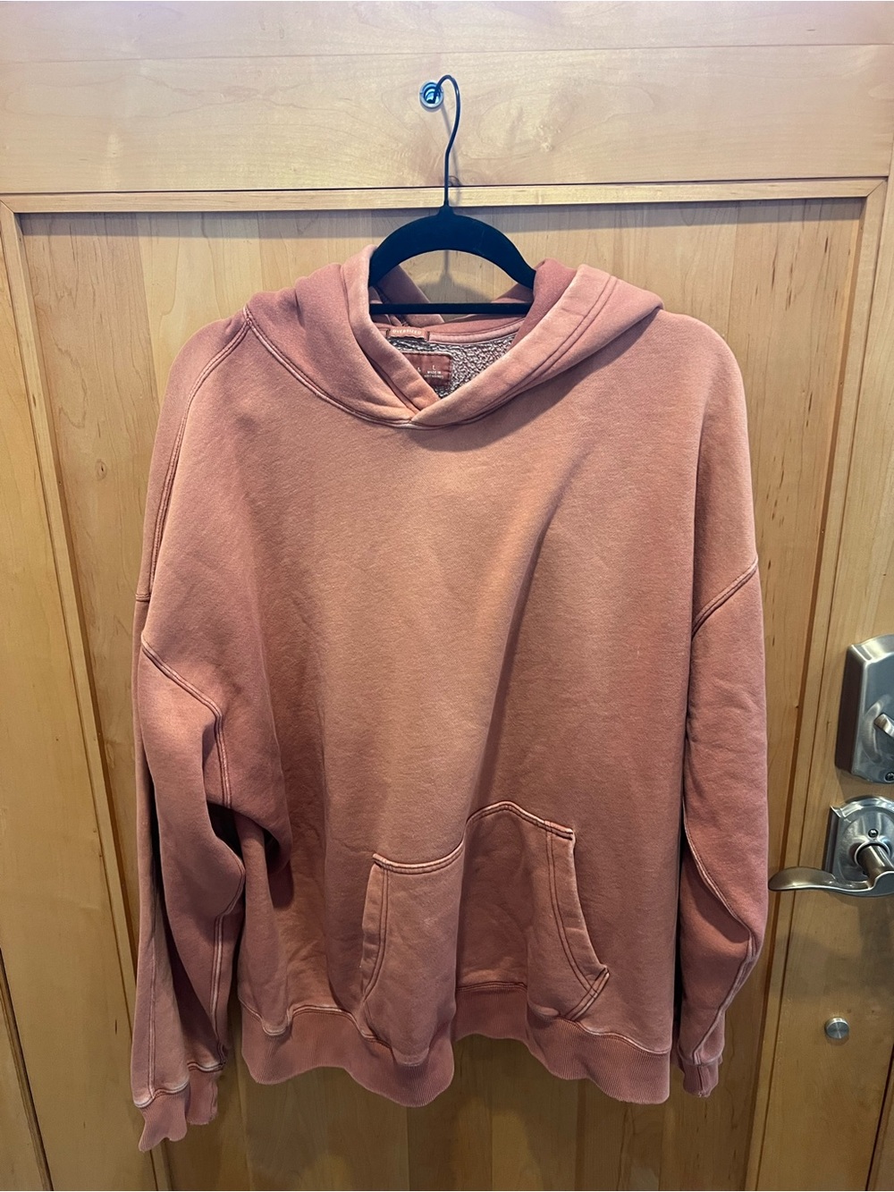Abercrombie & Fitch Men's Dusty Rose Crewneck Hoodie